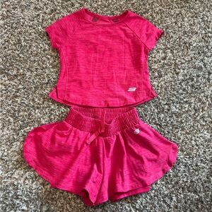 2T Skechers Pink Athletic Set